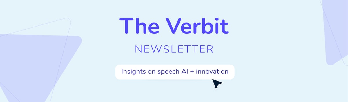 Verbit Newsletter Cover